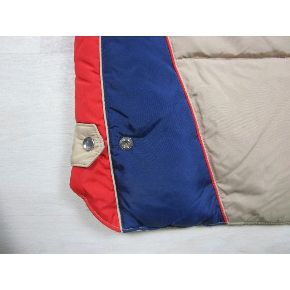 Vintage‎ 70s Skitique Down Puffer Vest Mens (M/L) Colorblock Retro Outdoor Ski